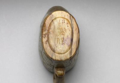 图片[3]-Jade jue-shaped cup, Ming dynasty (1368-1644)-China Archive